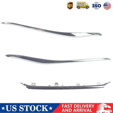 Set Of 3 Grille Trim Set For 2021 2022 2023 2024 Toyota Venza 5312348070 Chrome