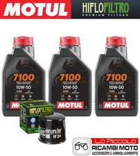 Kit cutting 3 OIL [MOTUL] 7100 10w50 + FILTER Kawasaki W 650 1999 2000 2001