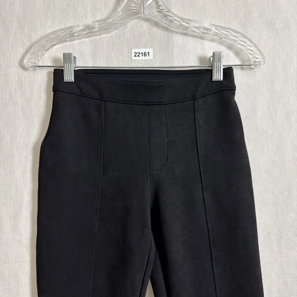 Spanx Women's Size XS Petite Faux Suede Pull On High Rise Flare Pants - Image 3 of 4