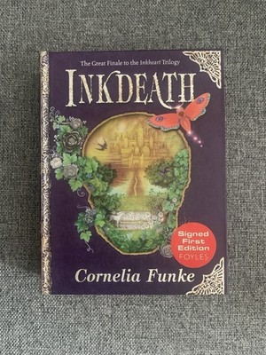 Inkdeath Cornelia Funke Signed First UK Edition Hardback 2008 Foyles Inkheart