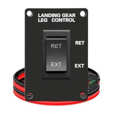 Replacement Switch with Black Iron Panel, Anti-Rust Prevention Metal Landing Ge