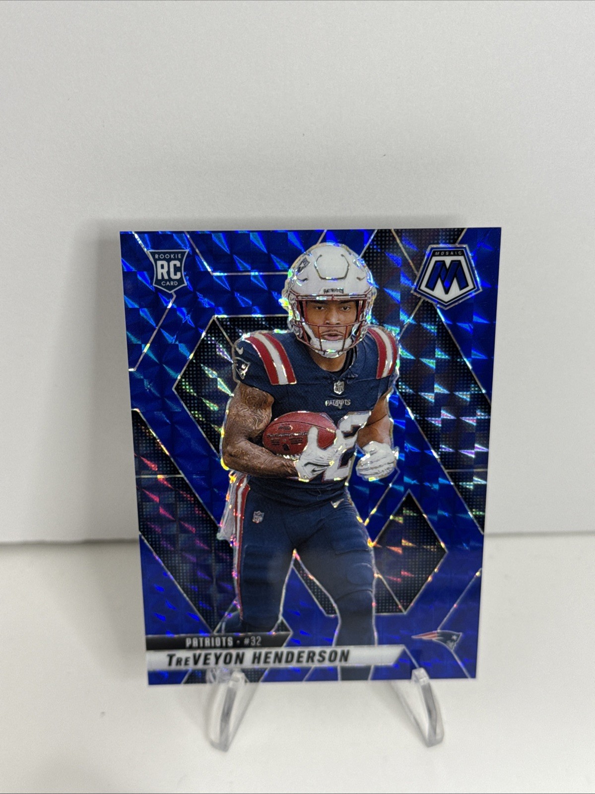 2025 Mosaic TreVeyon Henderson No-325 RC Blue /99