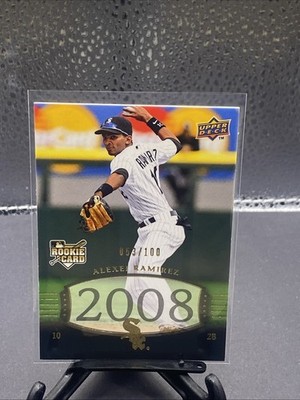 2008 Upper Deck Timeline Alexei Ramirez Rookie Gold Parallel #53/100