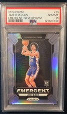 2024-25 Panini Prizm - Emergent Jared McCain #19 Silver Prizm (RC)
