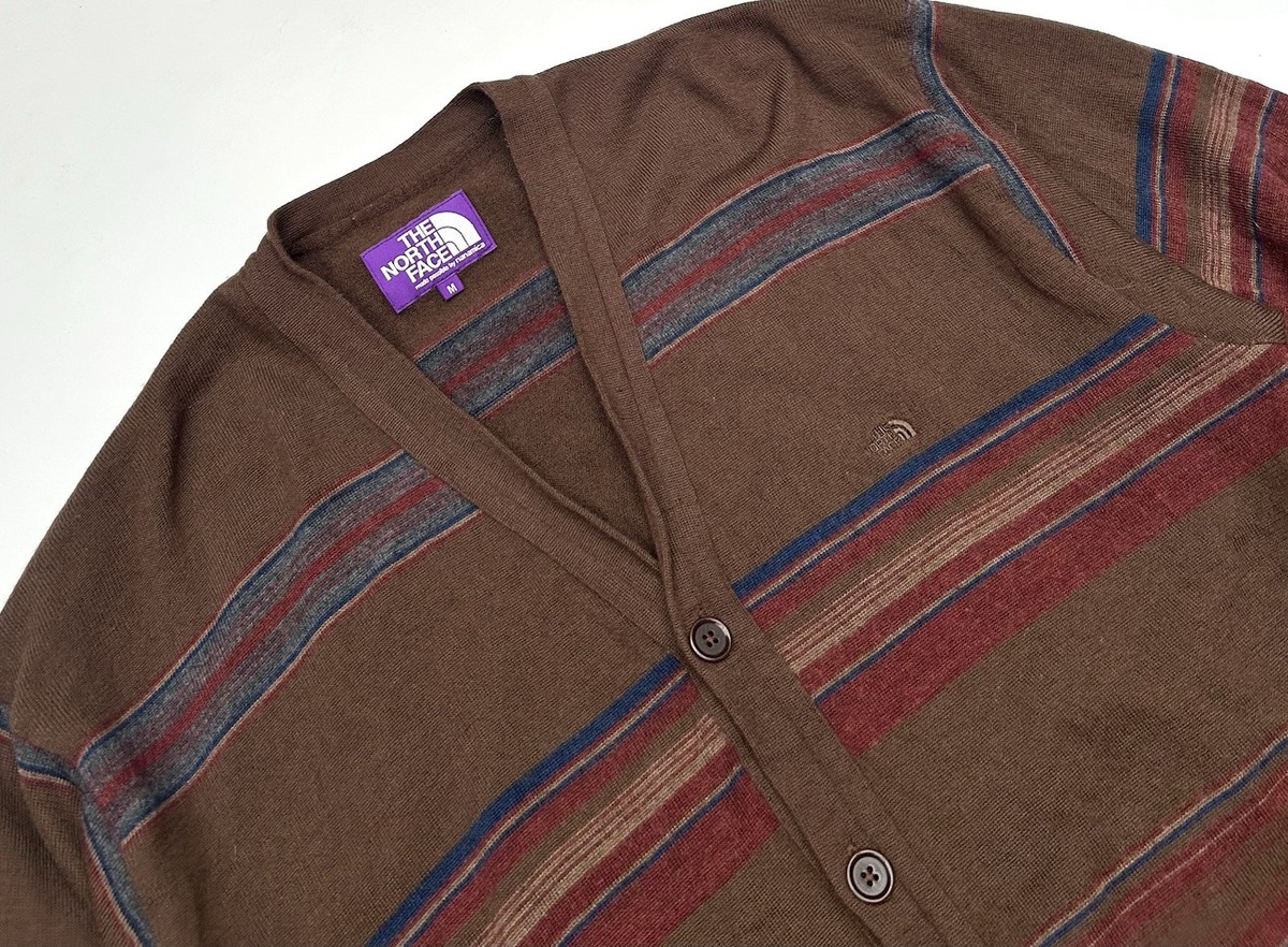 The North Face X Nanamica Purple Label Merino Field Striped
