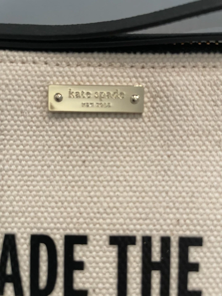 Kate Spade And Walt Disney Collaboration Makeup Bag With Silver Glitter Bottom - Image 2 of 4