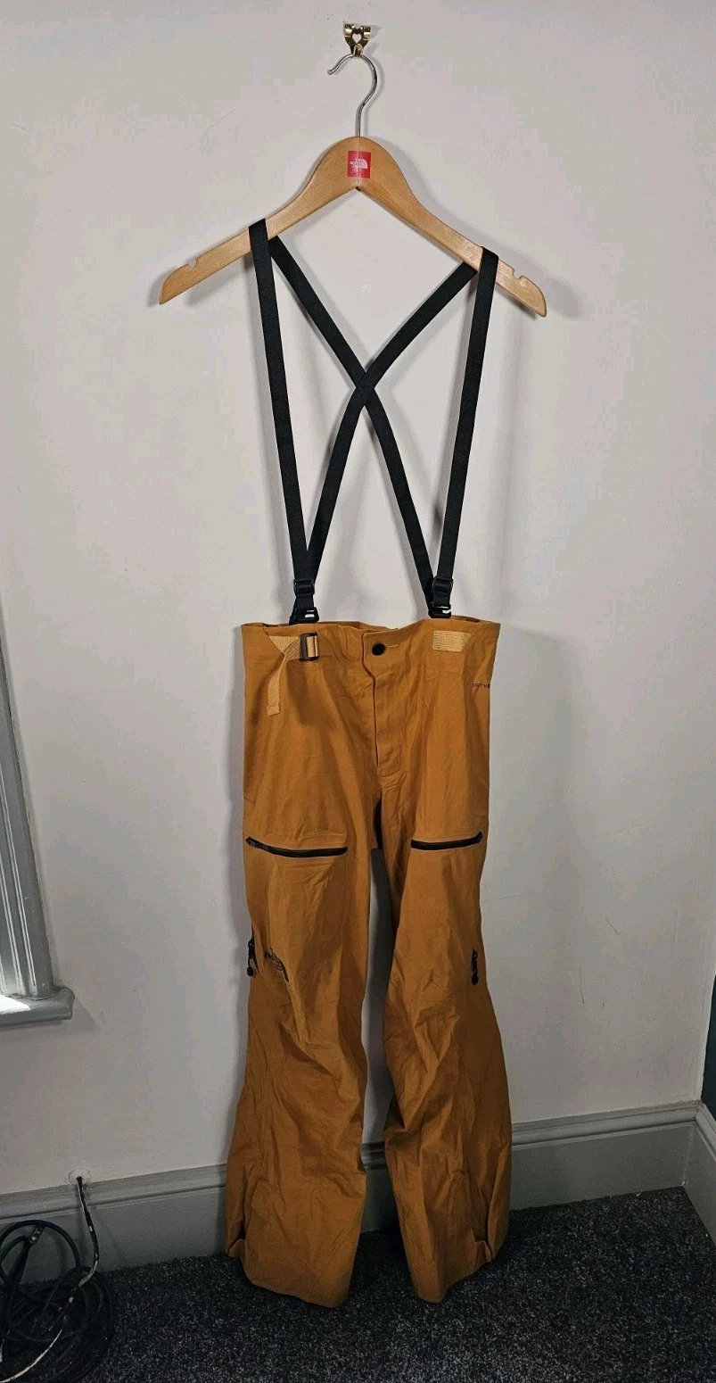 The North Face Dryvent Ski Bibs Men's XS Tan Brown Trousers Waterproof Pants
Opens in a new window o