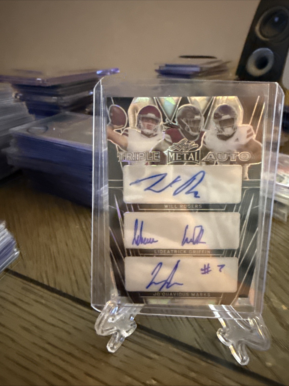 2024 Leaf Metal Triple Auto Roger’s-Griffin-Marks 3/4 Alabama #TA-11