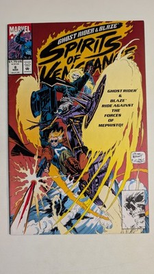 Ghost Rider / Blaze: Spirits of Vengeance #8 Comic Book Marvel Comics 1993