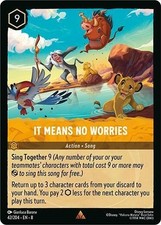 Disney Lorcana TCG Reign of Jafar - It Means No Worries 42/204
