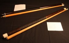 Lot of 2 Pool Cues - both are 2-piece - Straght Nice Wrap Good tips