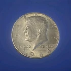 1964 Kennedy Half Dollar, 90% Silver, Circulated