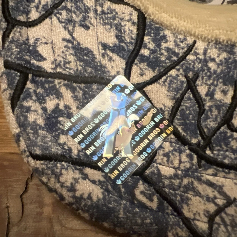 Sombrero de camionero de granja Goorin Bros aplastado Break Out the Fine China BULL Friday Drop Foto 4 de 4