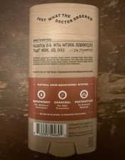 10 Dr. Squatch Odor Squatching Deodorant Stick Wood Barrel Bourbon 2.65 oz
