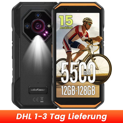 Ulefone Armor X32 Outdoor Smartphone 12GB+128GB Android 15 Dual SIM 4G Handy NFC