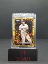 2024 Topps Chrome Sapphire Edition Gold /50 Mike Yastrzemski #124 3pb