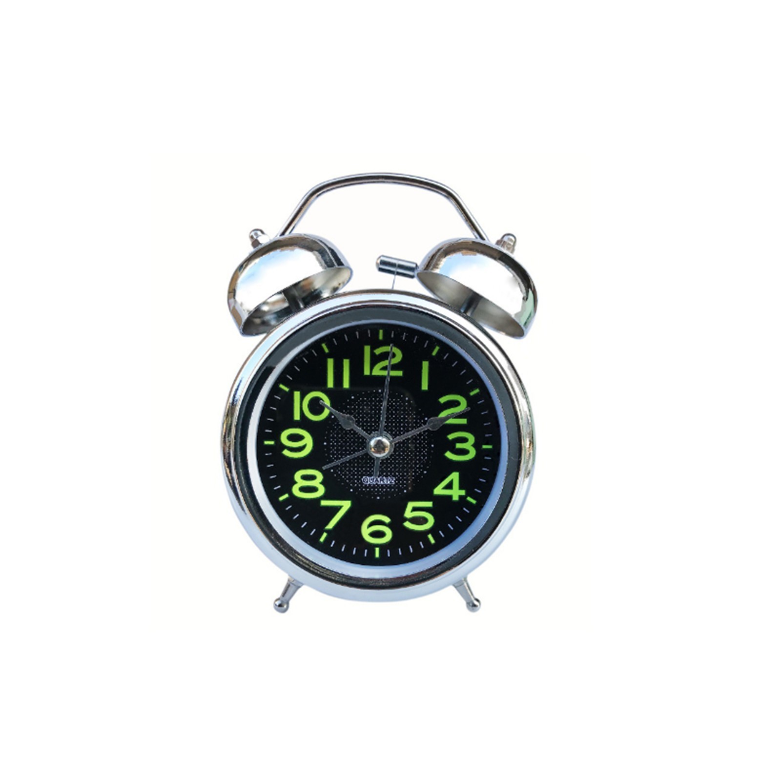 Mechanical Alarm Clock Wind up Clock Luminous 4 Inch Quiet Timer Watch