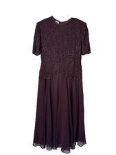 Платье Brilliante by J.A. Vtg Purple