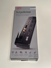 APC Home Office SurgeArrest 8-Outlet Surge Protector Phone  Coax protection