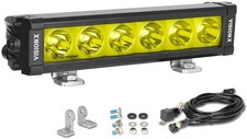 Vision X Led Xpl Lo Pro Led Light Bar 9 Black Selective Yellow