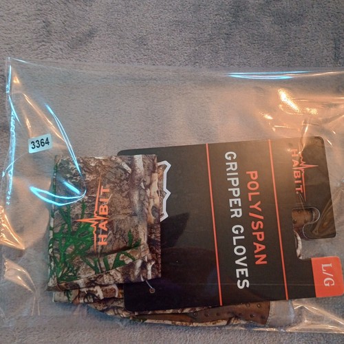 Habit Scent Factor Gripper Gloves Realtree Camo Camoflauge Large Touch Screen - Picture 6 of 6