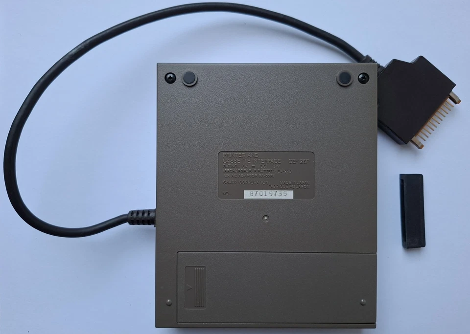 SHARP CE-126P Printer/Cassette Interface defekt als Teileträger - Bild 2 von 4