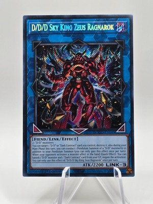 D/D/D Sky King Zeus Ragnarok | DOOD-EN049 | Secret Rare | Doom of Dimensions
