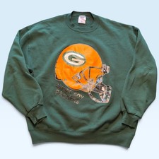 Vintage Green Bay Packers Sweatshirt Mens XL NFL Football Jerzees Made In USA