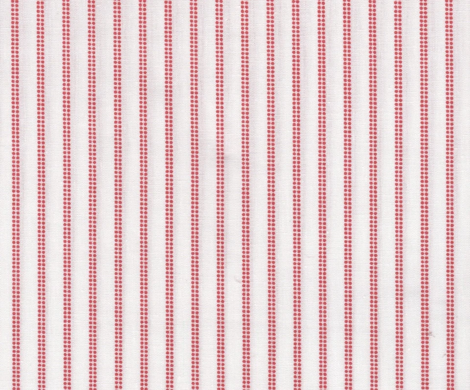Juego completo de sábanas Laura Ashley Jaynie Ticking Stripe rojo 4 piezas granja elegante casa de campo Foto 3 de 4