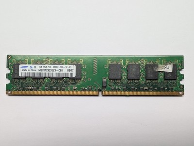 Samsung 1GB DDR2-667 PC2-5300U M378T2953EZ3-CE6 Desktop RAM 240 Pin