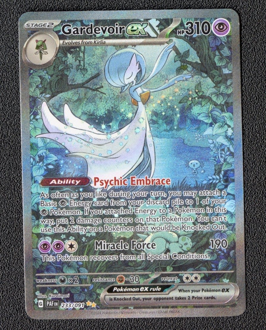 Pokemon Gardevoir ex 233/091 Paldean Fates Special Illustration Rare 233/091