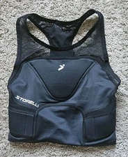 Storelli Bodyshield Women's Impact Protection Padded Sports Crop Top Size Small