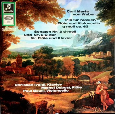 Trio für Flöte, Violoncello und Klavier; Sonaten für Flöte und Klavier, Carl Maria von Web