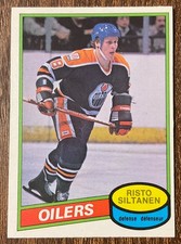 1980-81 RISTO SILTANEN O-PEE-CHEE ROOKIE CARD #315 EDMONTON OILERS