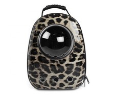 Pet carrier backpack Leopard print, Travel Bubble Backpack Bag for Cats, Dogs