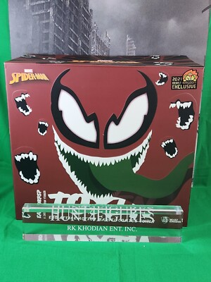 Beast Kingdom Egg Attack Spider-Man Toxin Venom 6'' Figure ( I of 500 ) Sold Out!