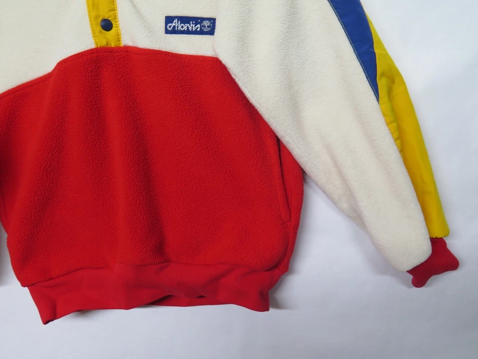 Vtg Timberland Atlantis Collection T Snap Fleece Color Block Pullover Sz XS Rare - Image 4 of 4