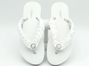 flower girl flip flops