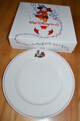 Disney Lady & the Tramp Pasta Serving Plate Platter Tonys Town Square Dog USA