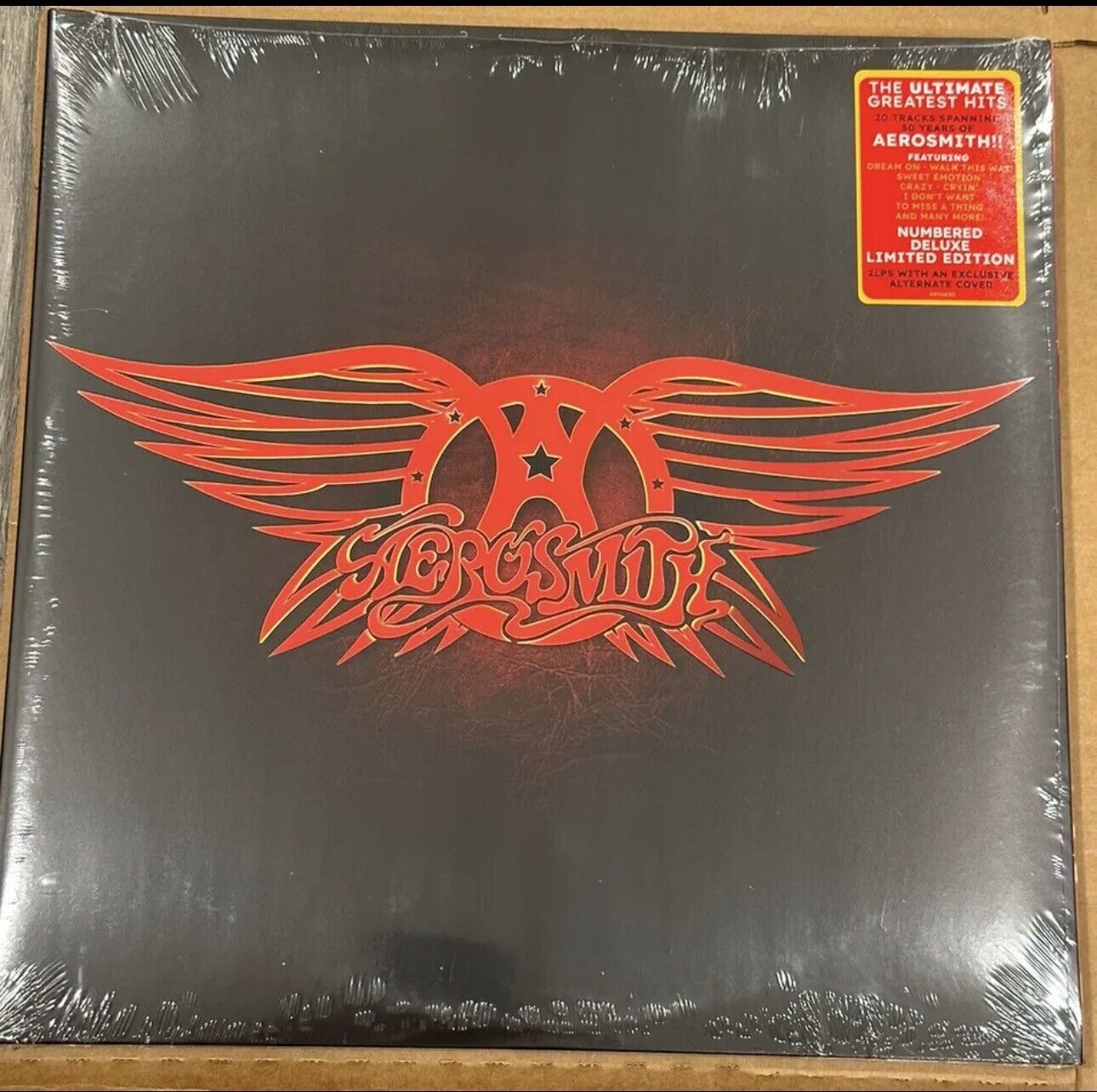 Aerosmith Greatest Hits 2LP  With An Exclusive Alternate Cover #591/3700