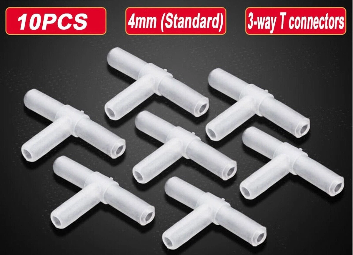 10x Air pump T Connector Aquarium Airline T Piece Fish Tank Airline Hose Tubing