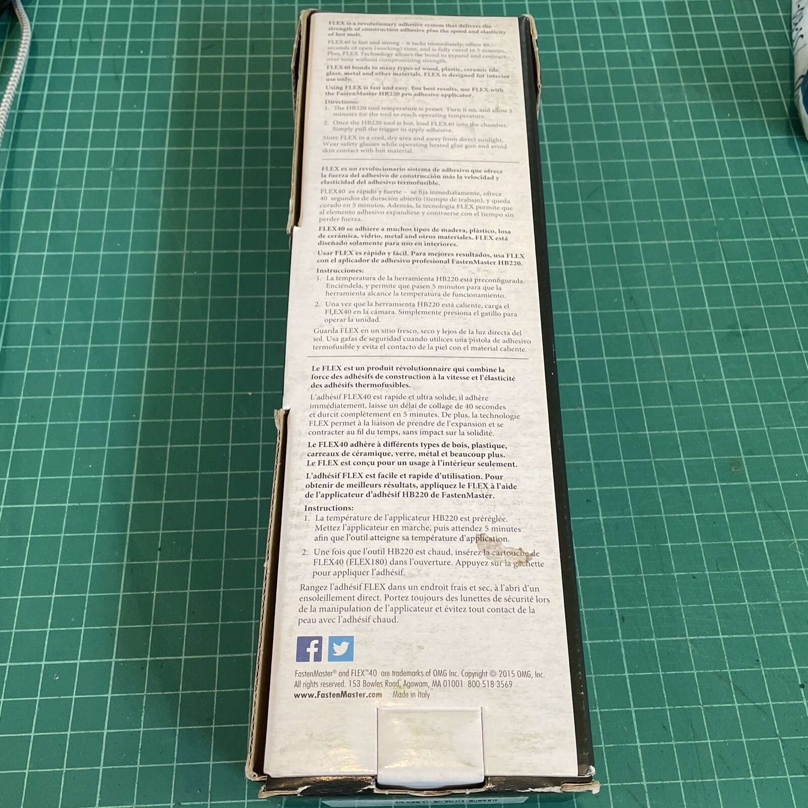 FastenMaster FMFLEX40 Hot Melt Adhesive Glue for HB220 Glue Gun eBay