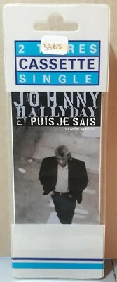 Rare K7 Single - Johnny Hallyday - Et Puis Je Sais / Tutti Fruti NEUVE Scellé !