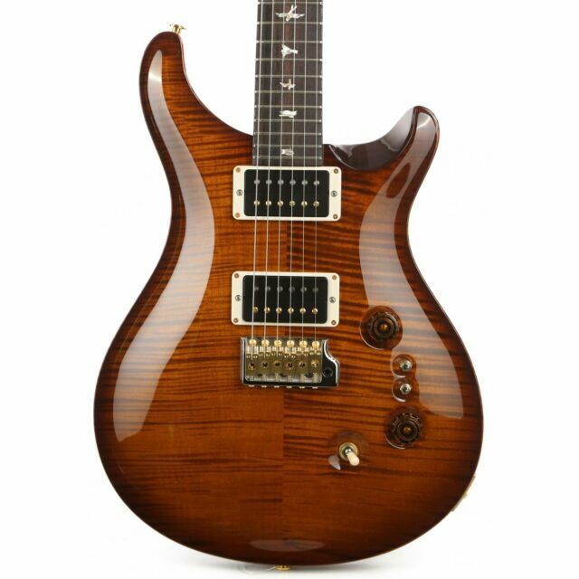 PRS Custom 24 10-Top 6-String Electric Guitar - Amber Wrap Burst 