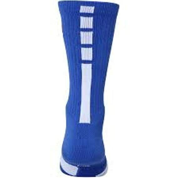 white and royal blue nike elite socks