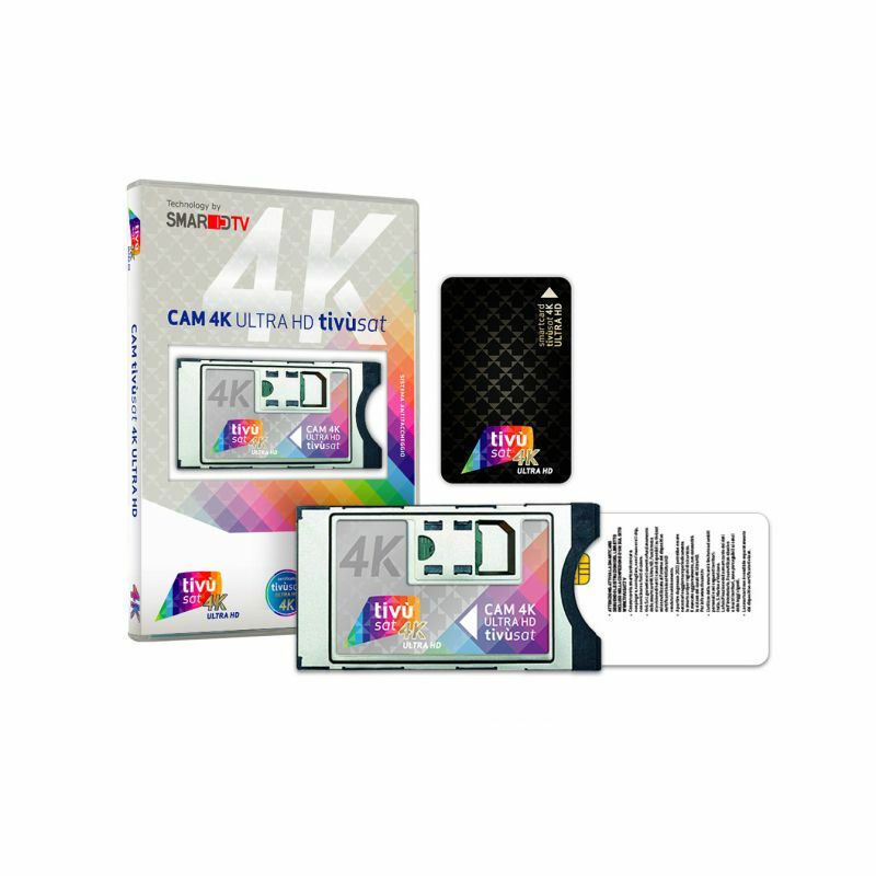 Kit SMARDTV CAM 4K tivùsat - La Migliore TV Satellitare per la Famiglia
