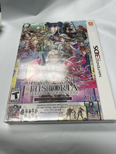 NEW Radiant Historia Perfect Chronology Launch Edition Nintendo 3DS Brand New.