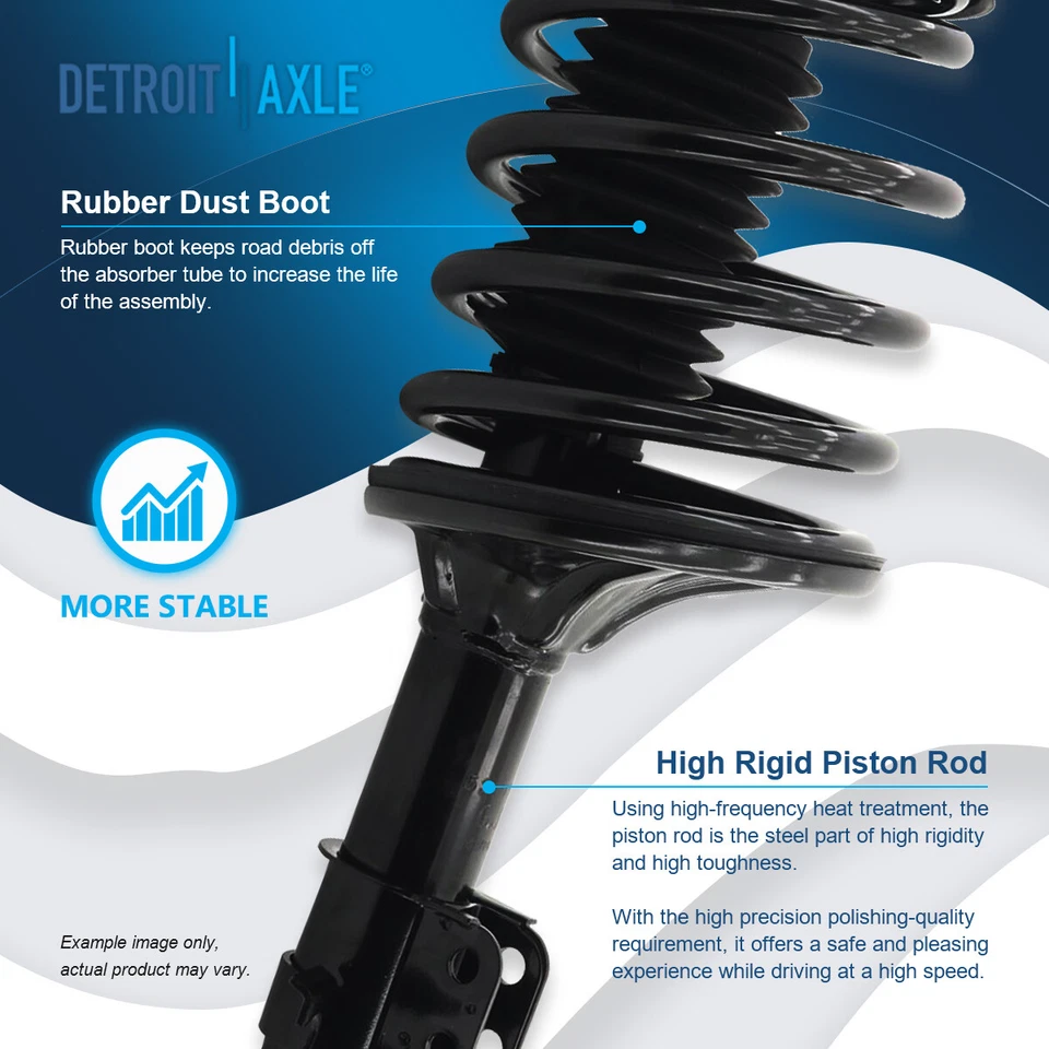 Front Struts Wheel Hub Sway Bar Tie Rod for 1997-2002 Ford Escort Mercury Tracer - Image 4 of 4