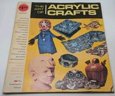 Vintage The Art Of Acrylic Crafts Book The Grumbacher Library 1971 Collectable