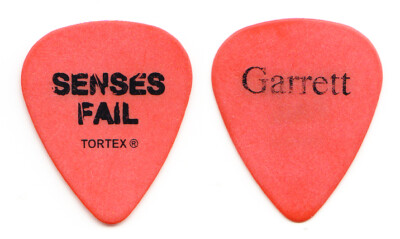 Senses Fail Garrett Zablocki Orange Gitarrenplektrum - 2005 Tour
